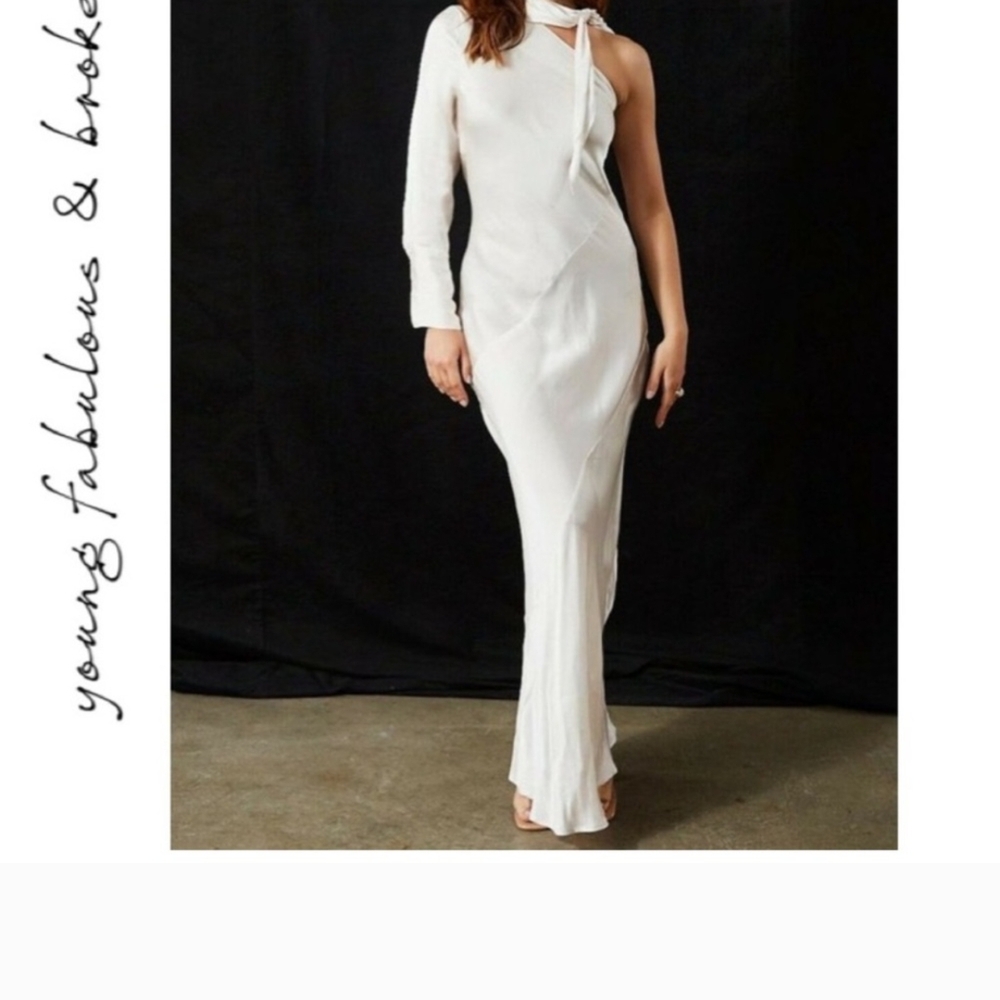 Young Fabulous & Broke Lilac One-Shoulder Dress